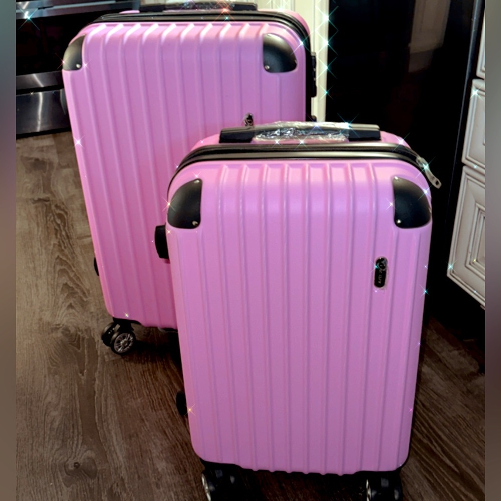 🩷 FACOZY PINK LUGGAGE 🩷 MD & SMALL 🩷